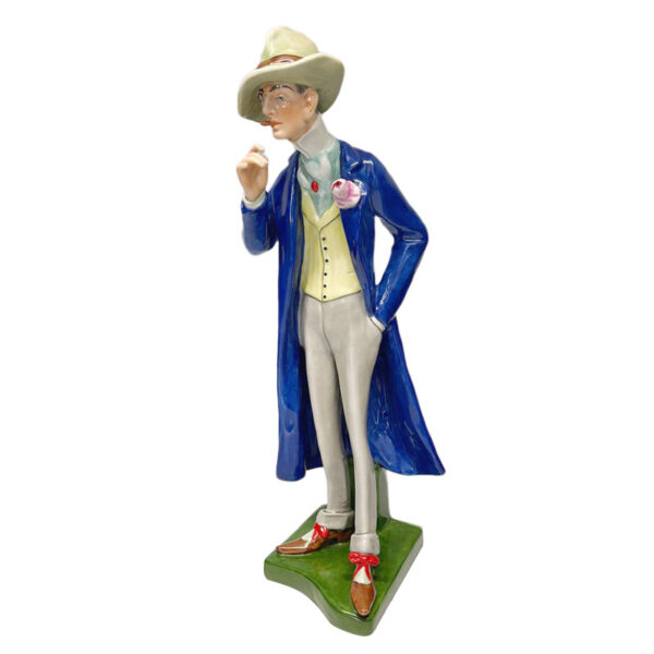 Amphora-Man-in-Blue-Coat-1918-to-1939-Turn-Teplitz Amphora Man in Blue Coat 1918 to 1939 Turn Teplitz