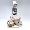 Lladro Girl The Duck Seller