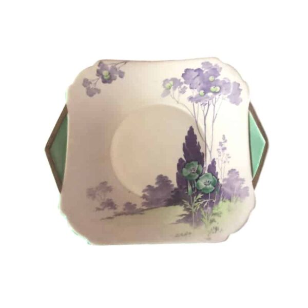 Shelley Regent Art Deco Large Cake Plate