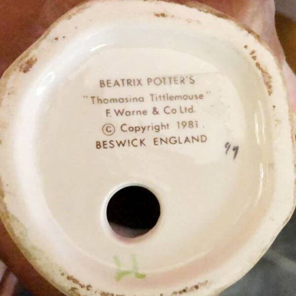 Beswick Beatrix Potter Thomasoni Tittlemouse