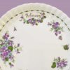 Royal Albert February Large Cake Plate Flowers Of The Month