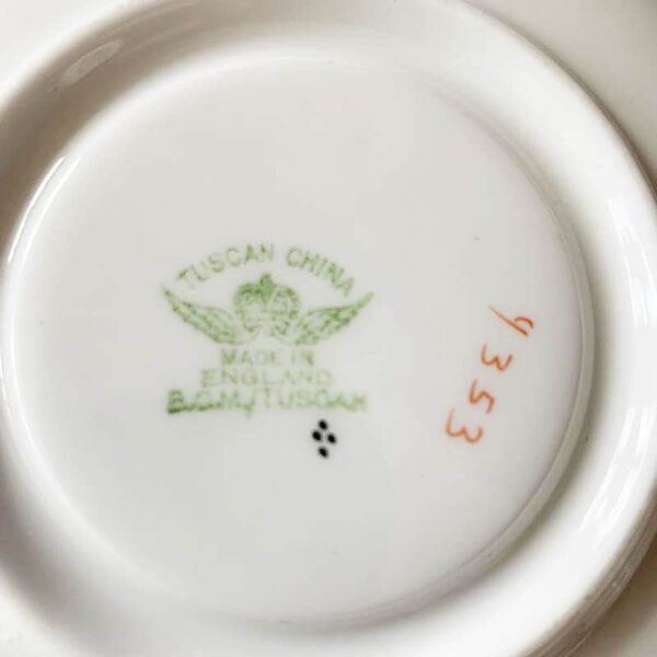 Tuscan China Blue Bell Large Cake Plate