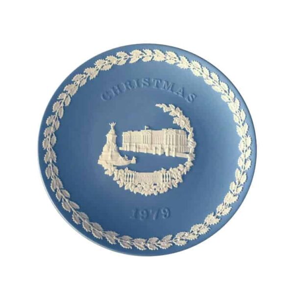 Wedgwood Christmas Plate 1979 Buckingham Palace