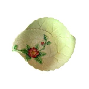 Carlton Ware Primula Leaf Plate Green  Ground