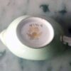 Tuscan China Milk Jug Green Gold Detail d343s