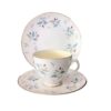Tuscan China Hand Painted Trio With Sprigs Of Flowers