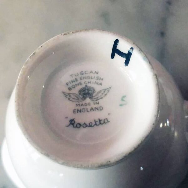 Royal Tuscan Rosetta Bone China Milk Jug