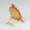 Edward VII 18ct Gold and  Diamond Standing Miniature  Picture Frame London 1904