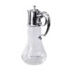 George V Clear Glass Silver Mounted Claret Jug Birm 1911