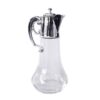 George V Clear Glass Silver Mounted Claret Jug Birm 1911