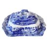 Copeland Spode Blue Italian Vegetable Dish Black Marking