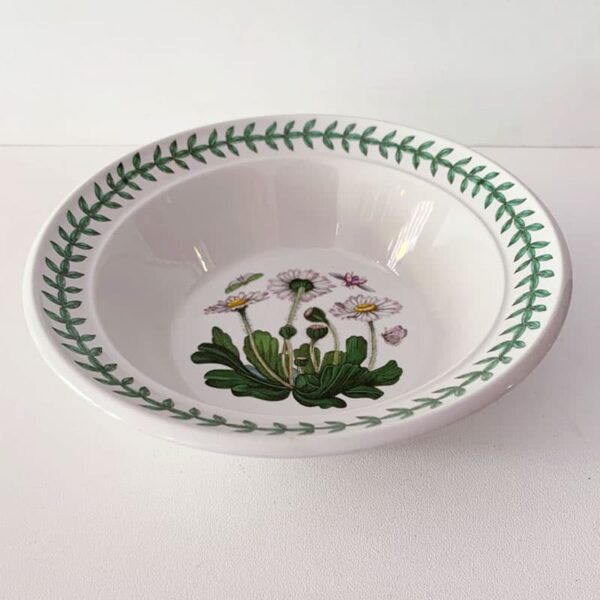 Portmeirion Botanic Garden Lipped Dessert Bowl Daisy