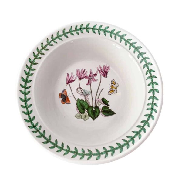Portmeirion Botanic Garden Lipped Dessert Bowl Ivy Cyclamen