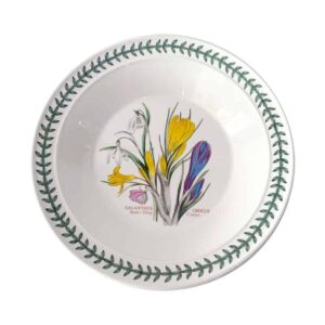 Portmeirion Cereal Bowl Botanic Garden Snow Drop Crocus