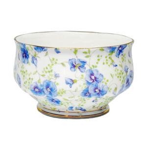 Royak-albert-chintz-blue-pansy-tea-sugar-bowl Royal Albert Chintz Blue Pansy Tea Sugar Bowl