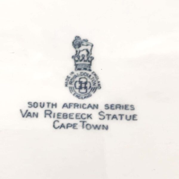 Royal Doulton South African Series Van Riebeeck Statue Cape Town D5714