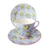 Shelley Primrose Chintz Tea Trio