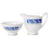 Coalport Revelry Blue Coffee Milk and Sugar