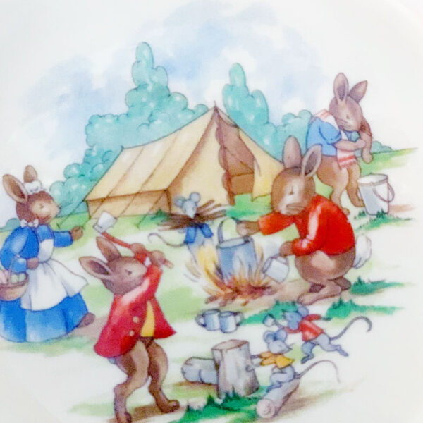 Royal Doulton Bunnykins Cereal Bowl Camp Fire