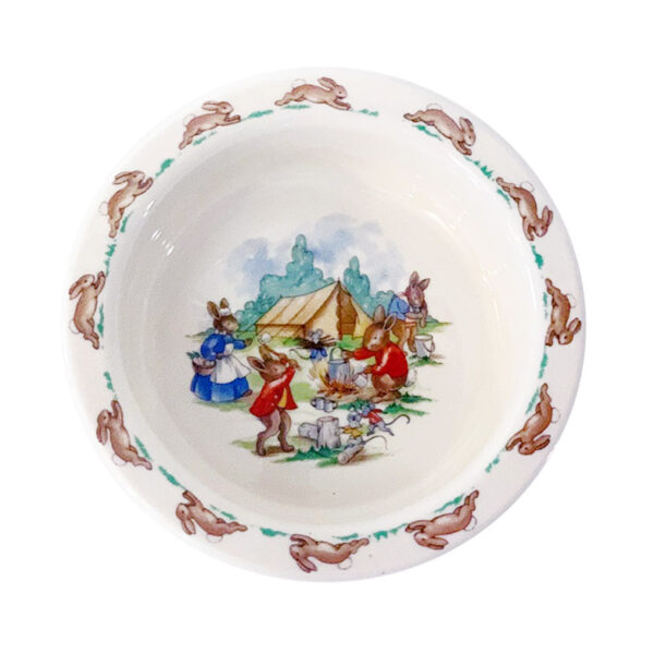 Royal Doulton Bunnykins Cereal Bowl Camp Fire