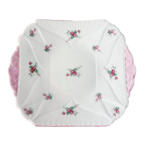 Shelley-rose-bud-dainty-large-cake-plate Shelley Rosebud Dainty Large Cake Plate