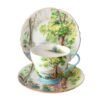Shelley Woodlands Pattern Tea Trio