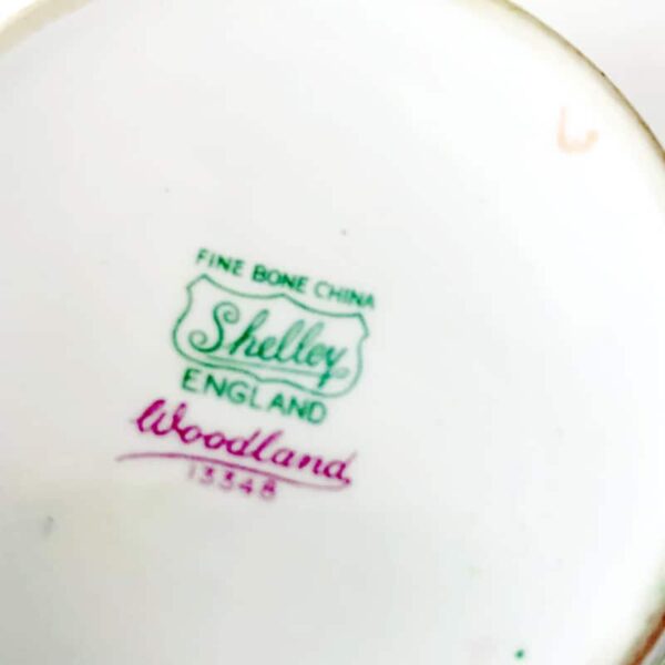 Shelley Woodlands Tea Sugar Bowl