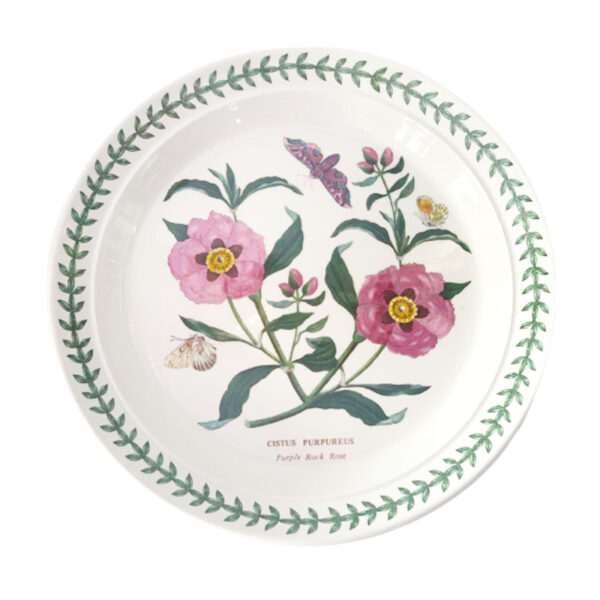 Portmeirion Botanic Garden Purple Rock Rose Entree Plate