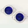 Rare-Hallmarked-silver-pair-caviar-dishes-London-1934-2 Rare Hallmarked Silver Pair Caviar Dishes London 1934