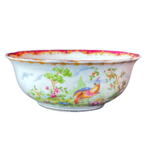 Royal Albert Chelsea Bird Sugar Bowl Maroon Oblong
