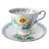 Tuscan China Yellow and Blue Floral Duo C9860