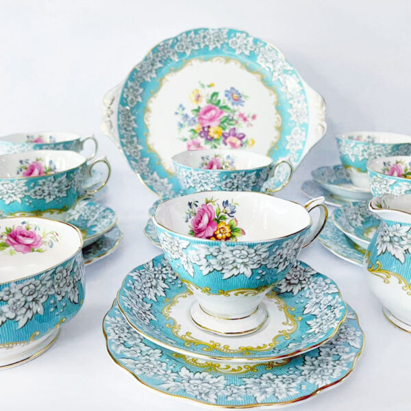 Royal-albert-enchantment-21-piece-tea-service-1 Royal Albert Enchantment 21 Piece Tea Service C1950