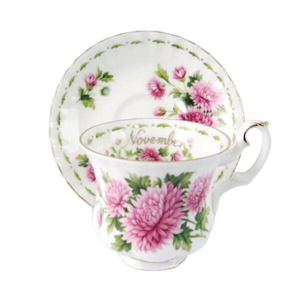 Royal Albert Flower Of The Month Miniature Duo November