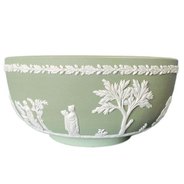 Wedgwood Green Jasper Ware Bowl