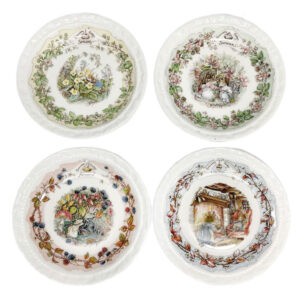 Brambly Hedge Royal Doulton Set Of Four Seasons 16cm Plates