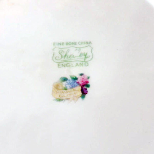 Shelley Summer Glory Large Cake Plate