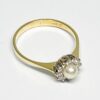 Diamond-And-Pearl-Ring-18-Carat-Gold-5-3 18ct Gold Diamond And Pearl Ring