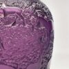Lalique Crystal Amethyst Biches Vase