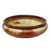 Linnware Brown Glazed Low Bowl