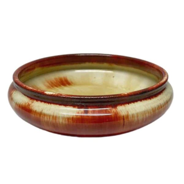 Linnware Brown Glazed Low Bowl