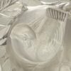 R Lalique Bagatelle Crystal Bird Vase C1939