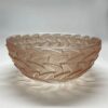 Rene Lalique Brown Patinated Glass Bowl In Leaf Motif  C1930