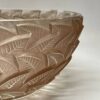 Rene Lalique Brown Patinated Glass Bowl In Leaf Motif  C1930
