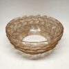Rene Lalique Brown Patinated Glass Bowl In Leaf Motif  C1930