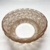 Rene Lalique Brown Patinated Glass Bowl In Leaf Motif  C1930