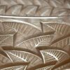 Rene Lalique Brown Patinated Glass Bowl In Leaf Motif  C1930