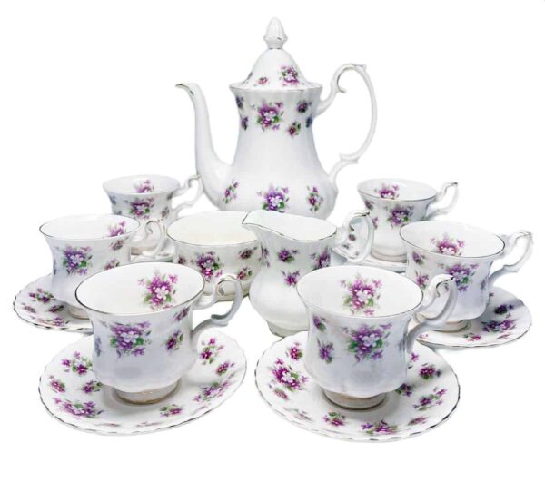 Royal Albert Sweet Violets Coffee Service