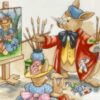Royal Doulton Bunnykins Plate Bunny Artist