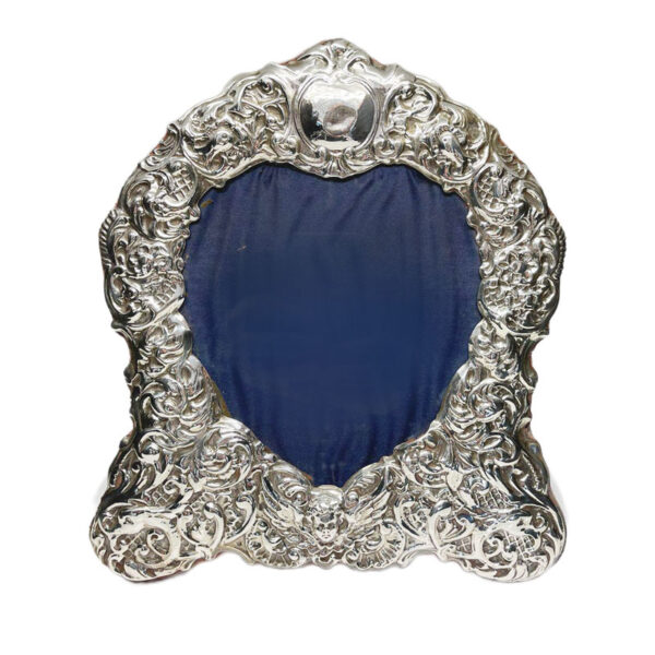 Hallmarked Sheffield Silver Heart Shaped Picture Frame