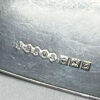 Hallmarked Silver Brandy Decanter Label Birmingham 1963